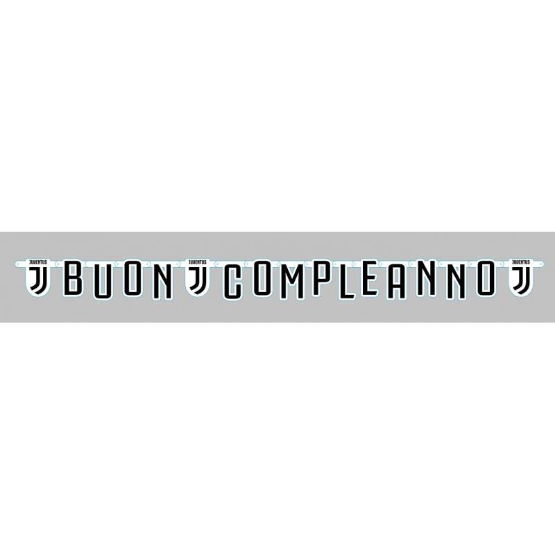 FESTONE BUON COMPLEANNO XL 215 X 15 CM JUVENTUS Q