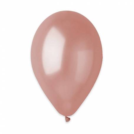 100 PALLONCINI 12 POLLICI METAL (30CM) ROSE GOLD