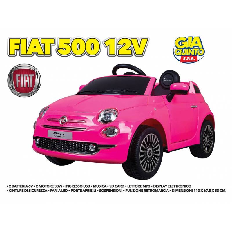 Fiat Cover chiavi auto Rosa (Cuori) 